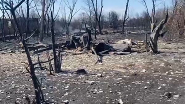 Корреспондент «Известий» показала кадры пожаров в Курганской области